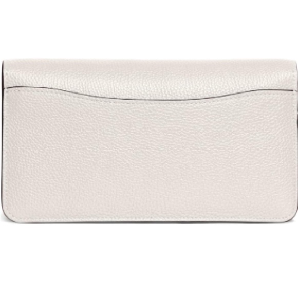 COACH Polished Pebble Leather Chain Clutch Tabby Crossbody shoulder bag handbag - Picture 15 of 16